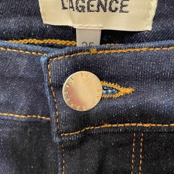 L’Agence Jeans Womens 25 Dark Wash Skinny Stretch Ankle SAMPLE - Picture 4 of 6